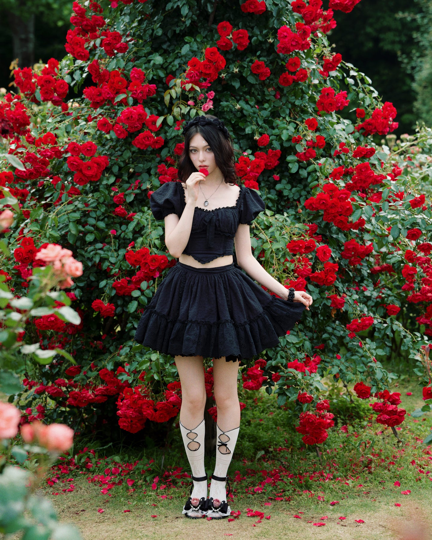 Summer Belle Set Skirt Black