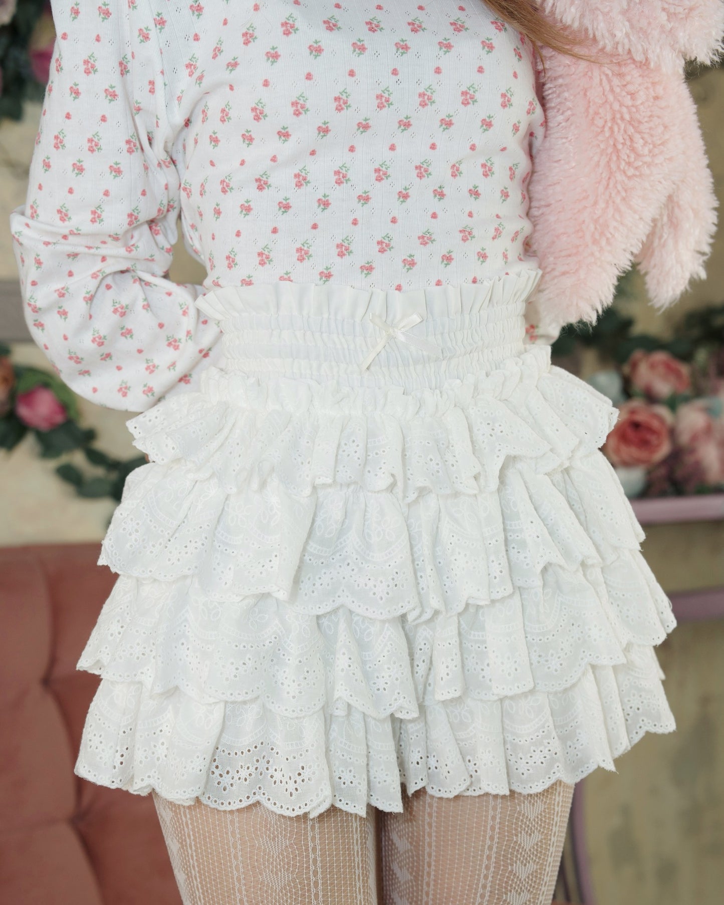 Cotton Lace Bloomers WHITE