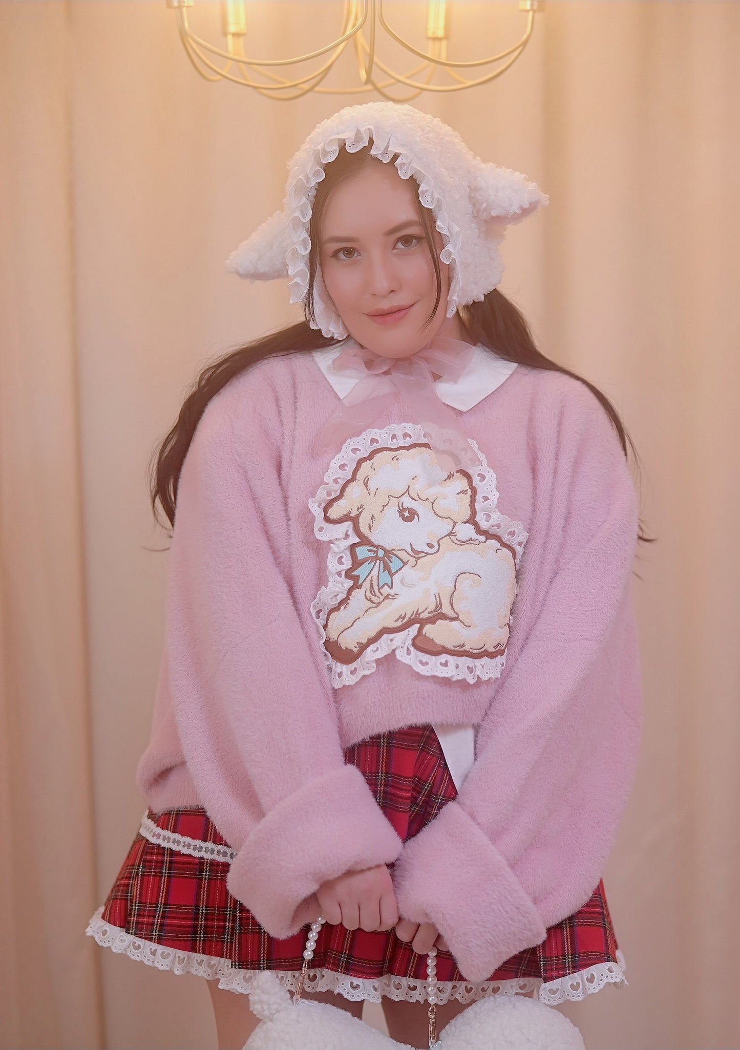 Dreamy Pastures Vintage Lamb Sweater