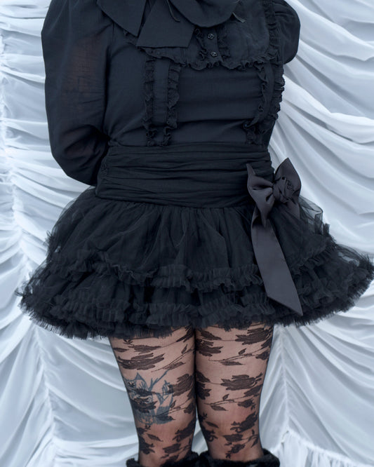 Petite Pirouette Tulle Skirt - Black // PREORDER