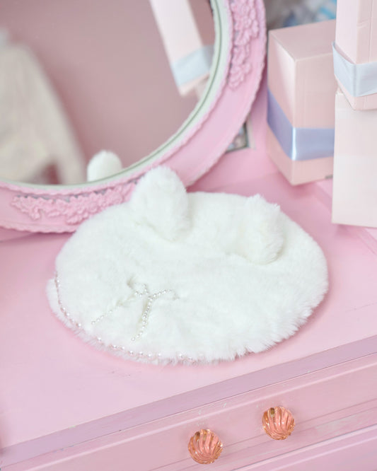 Milky Kitty Pearl Beret // PREORDER
