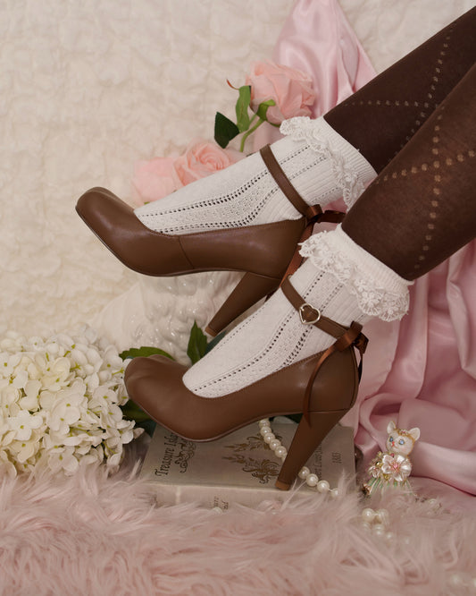 Kitty Heels BROWN PREORDER