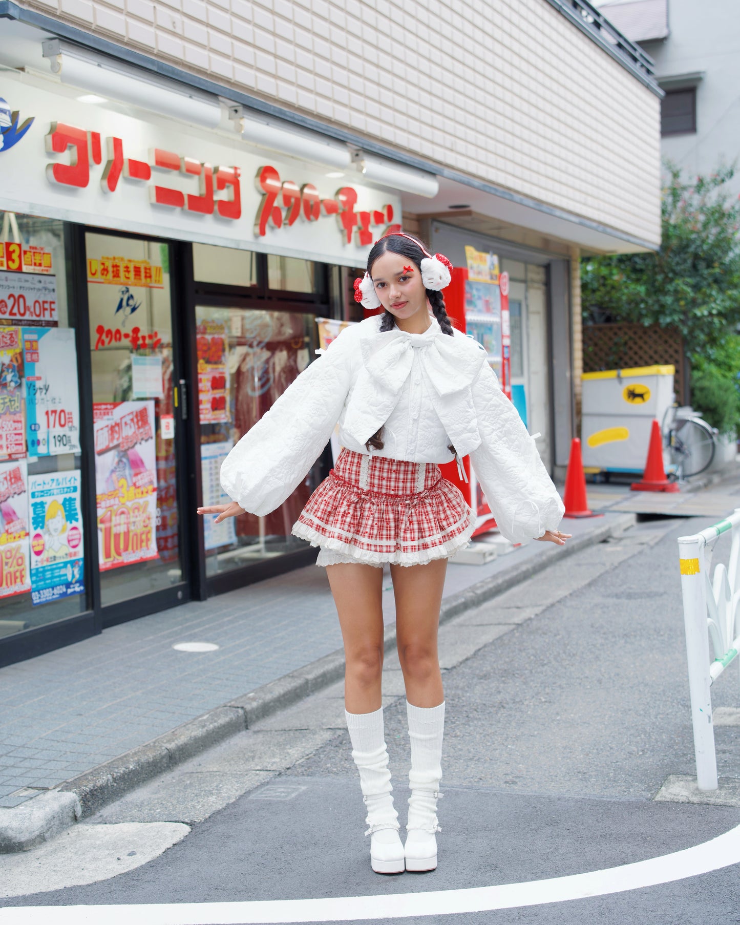 Ribboned Angel’s Puff Jacket - White // PREORDER