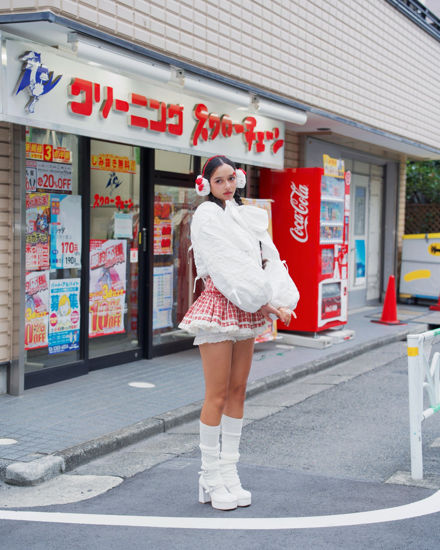 Ribboned Angel’s Puff Jacket - White // PREORDER