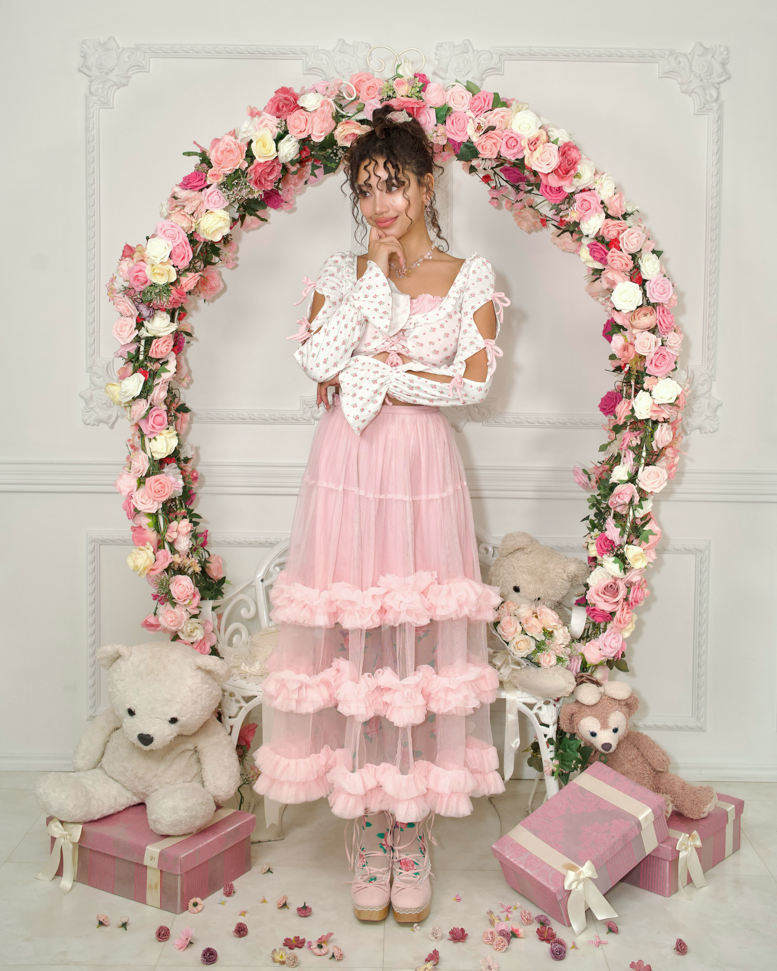 Rosy Twilight Long Tulle Skirt – Vina of the Valley Rosy Twilight Long Tulle Skirt – Vina of the Valley