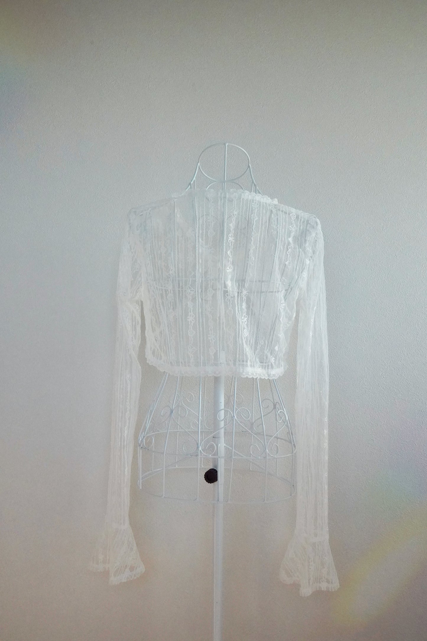 Wrapped in Lace Bolero White