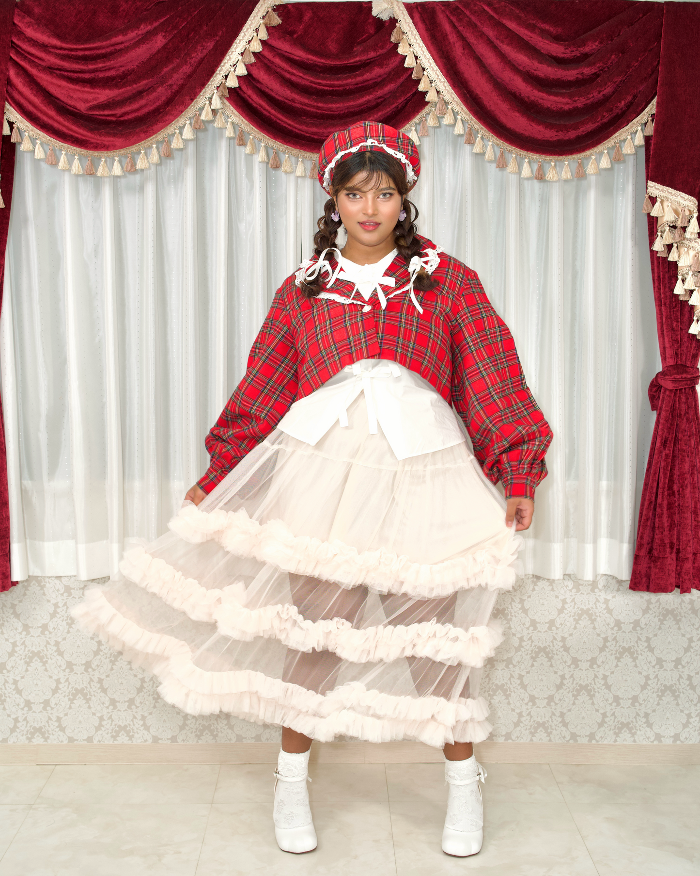 Vanilla Clouds Long Tulle Skirt PREORDER