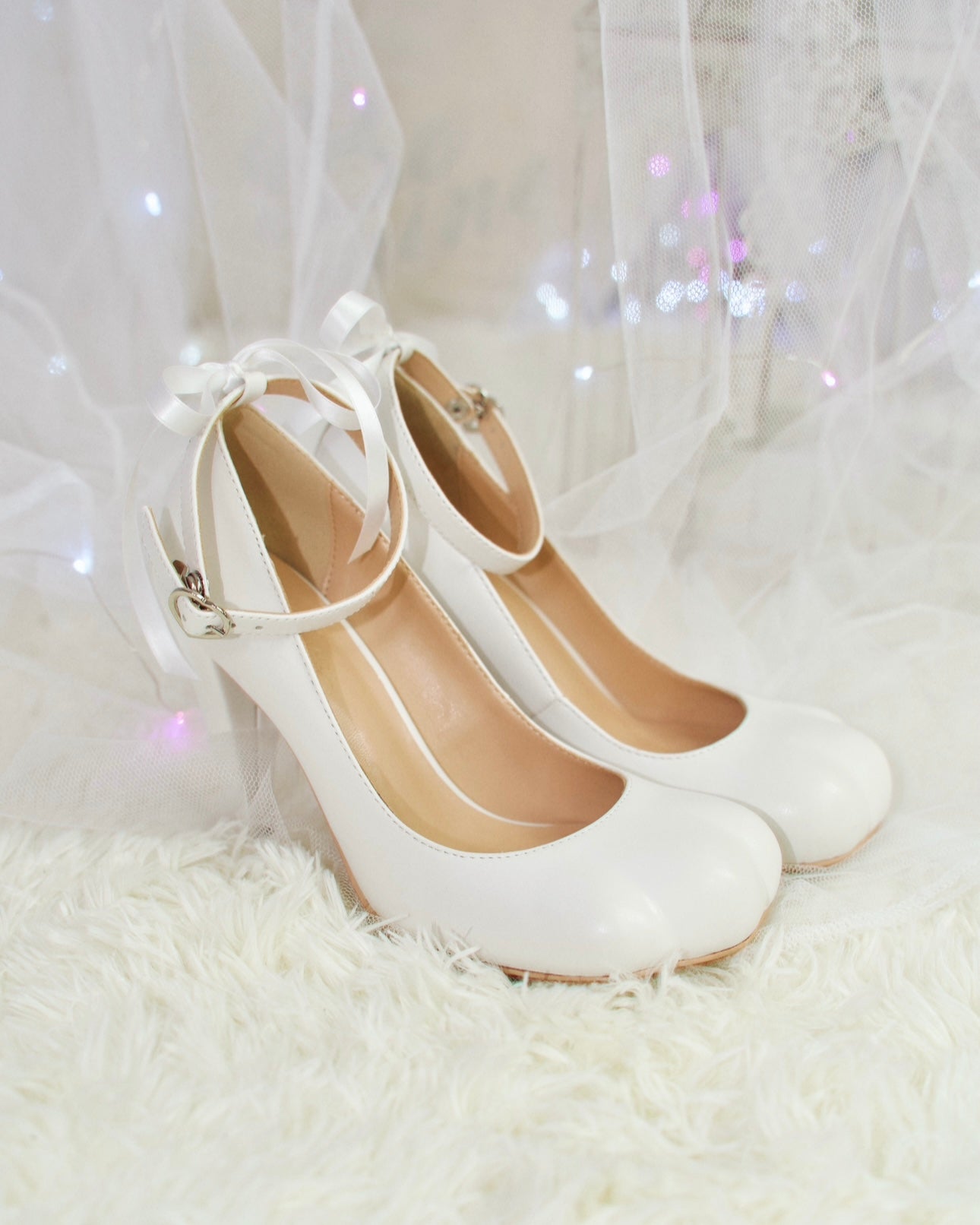 Kitty Heels WHITE