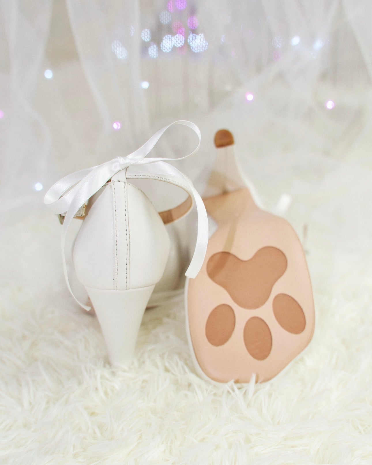 Kitty Heels WHITE