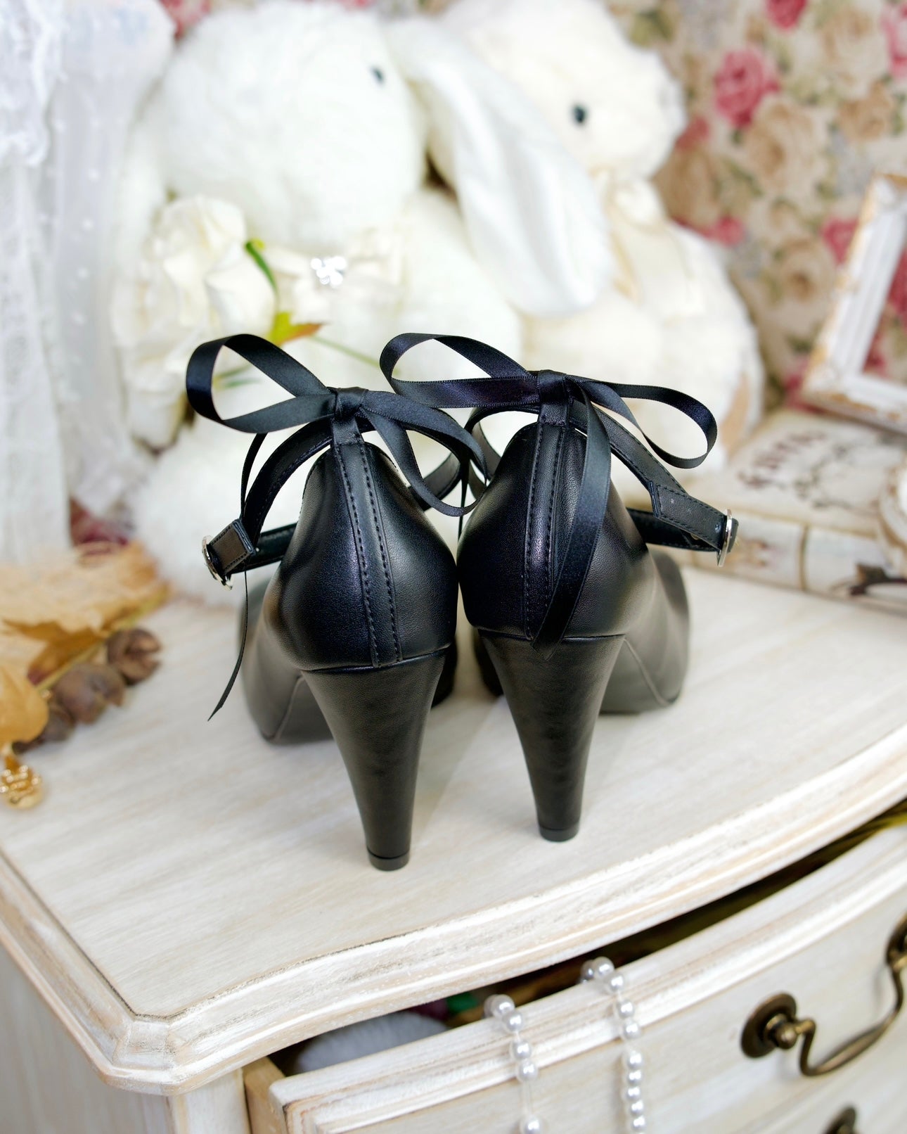 Kitty Heels BLACK