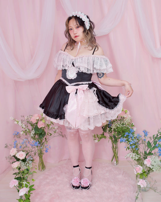 Rose Soirée Ball Gown Skirt - Black // PREORDER