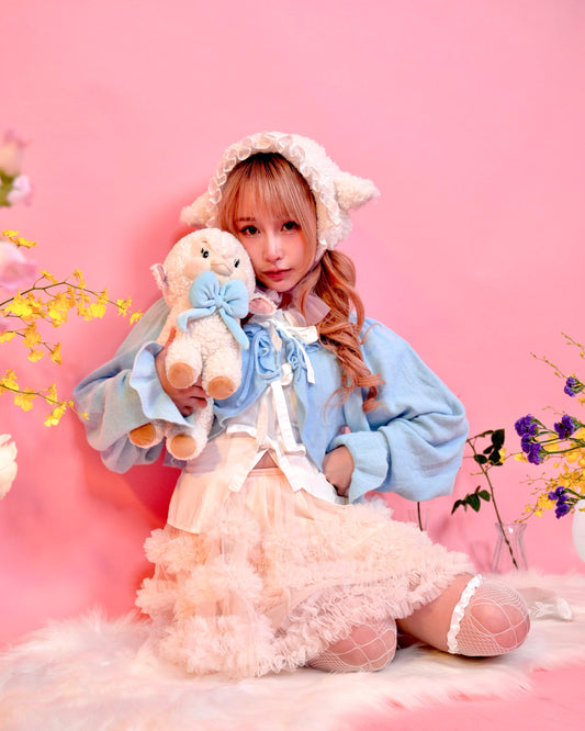 Vanilla Clouds Mini Tulle Skirt