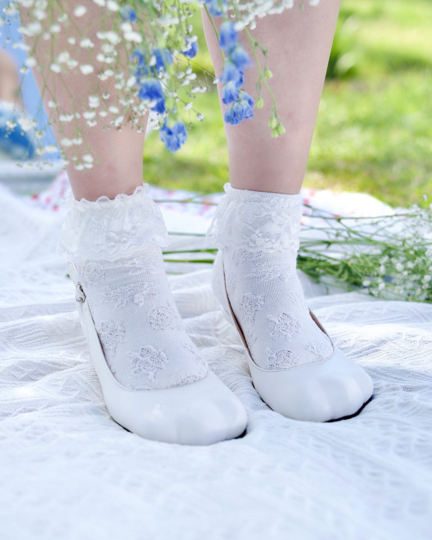 Kitty Kitten Heels White