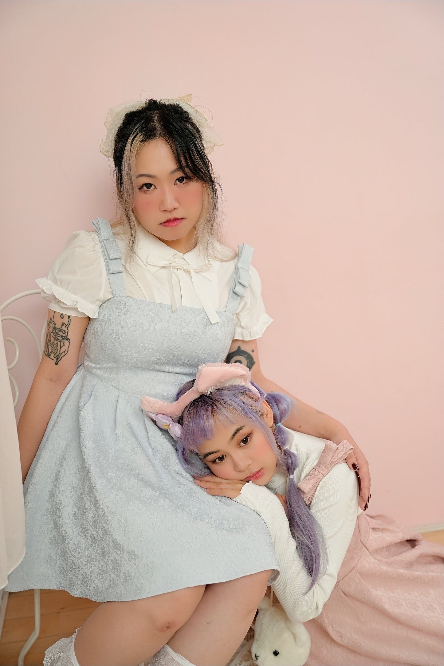 Pastel Ribbon Dress BLUE
