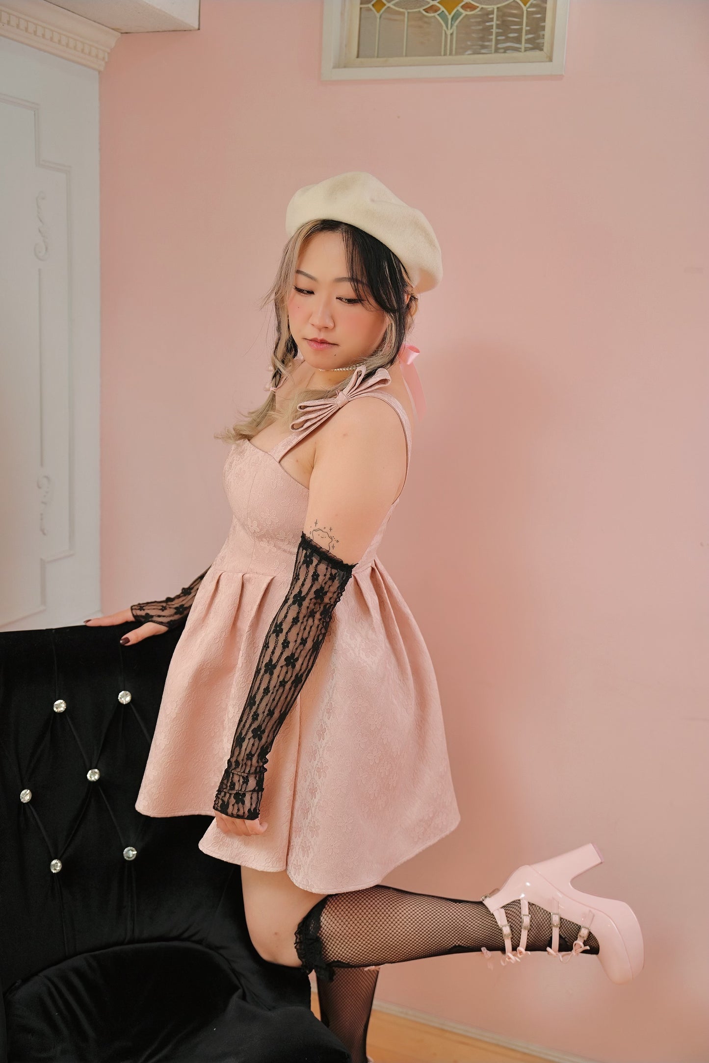 Pastel Ribbon Dress PINK