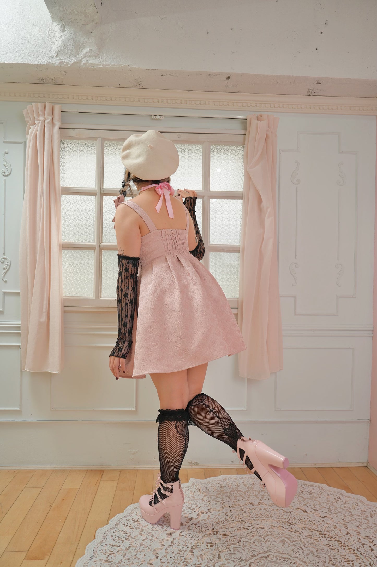 Pastel Ribbon Dress PINK