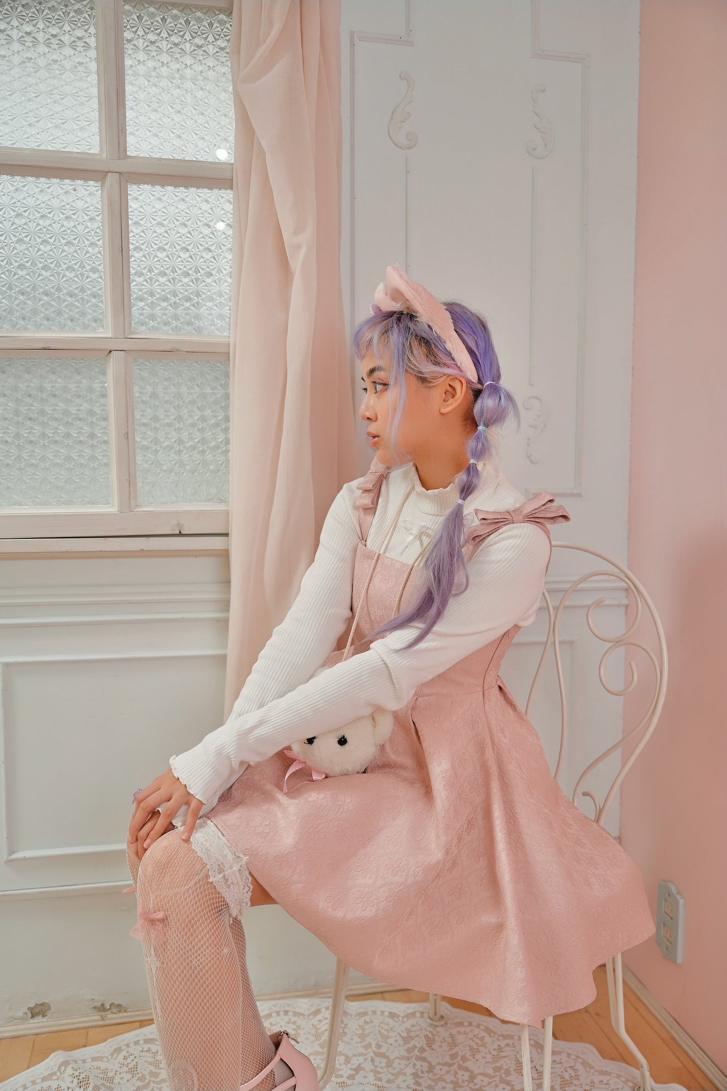 Pastel Ribbon Dress PINK