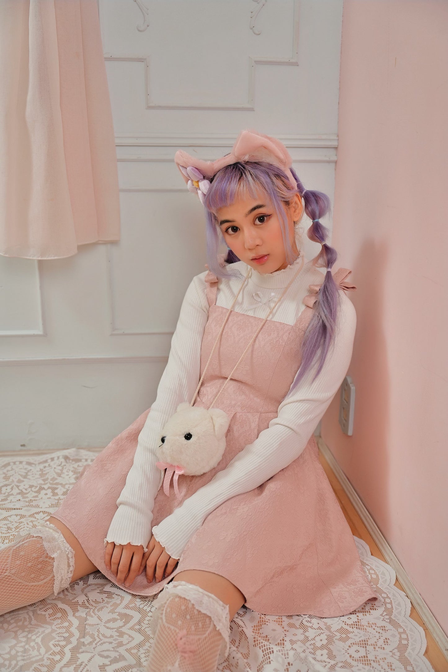 Pastel Ribbon Dress PINK