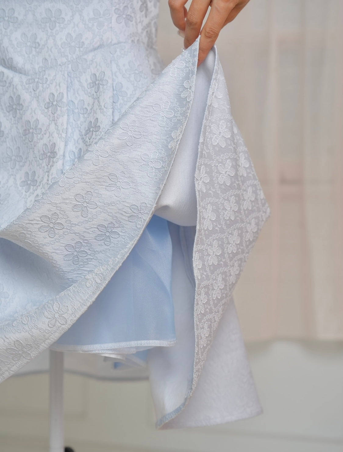 Pastel Ribbon Dress BLUE