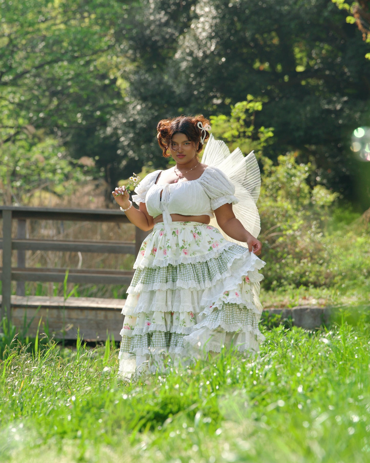 Enchanted Garden Layer Skirt - Rose Vine PREORDER