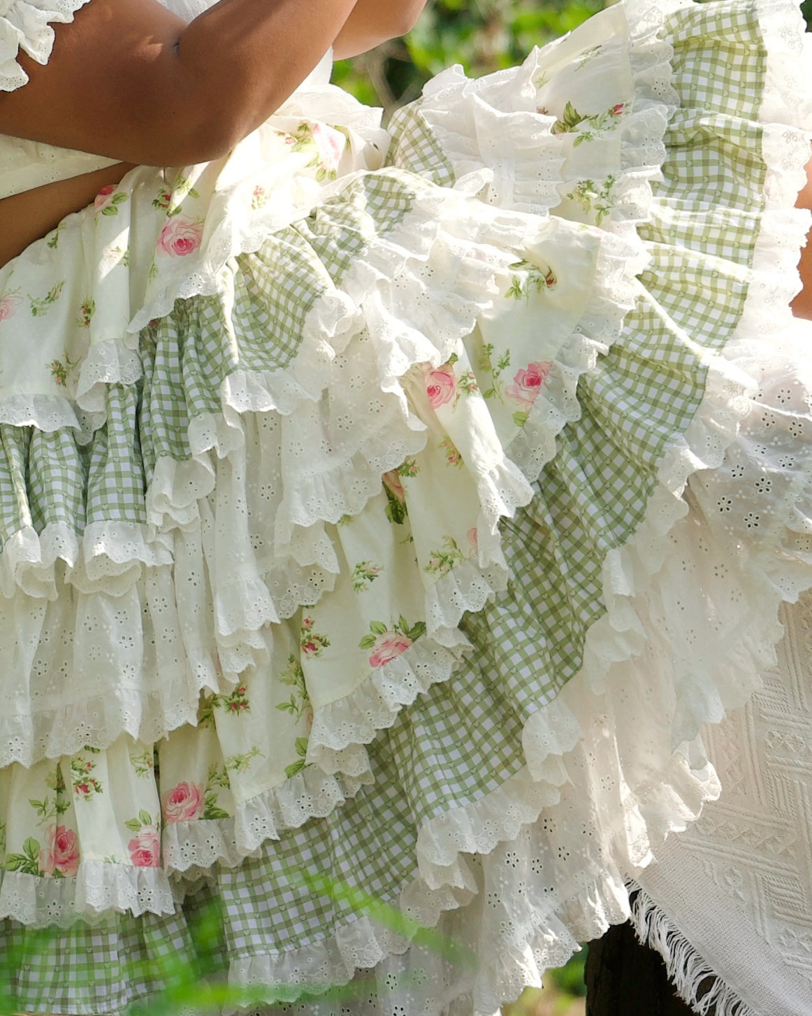 Enchanted Garden Layer Skirt - Rose Vine PREORDER