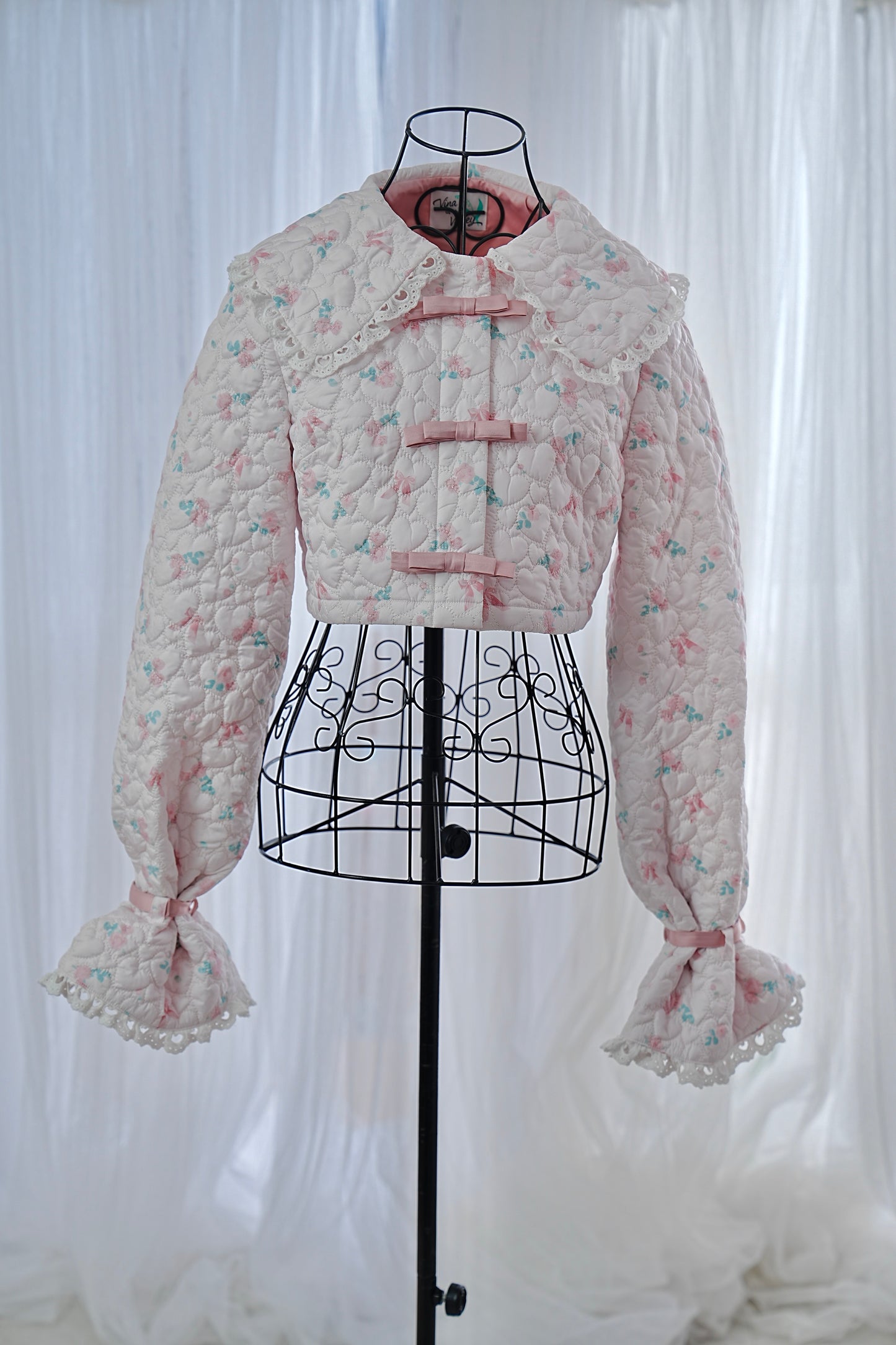 Roses & Ribbons Quilted Set JACKET