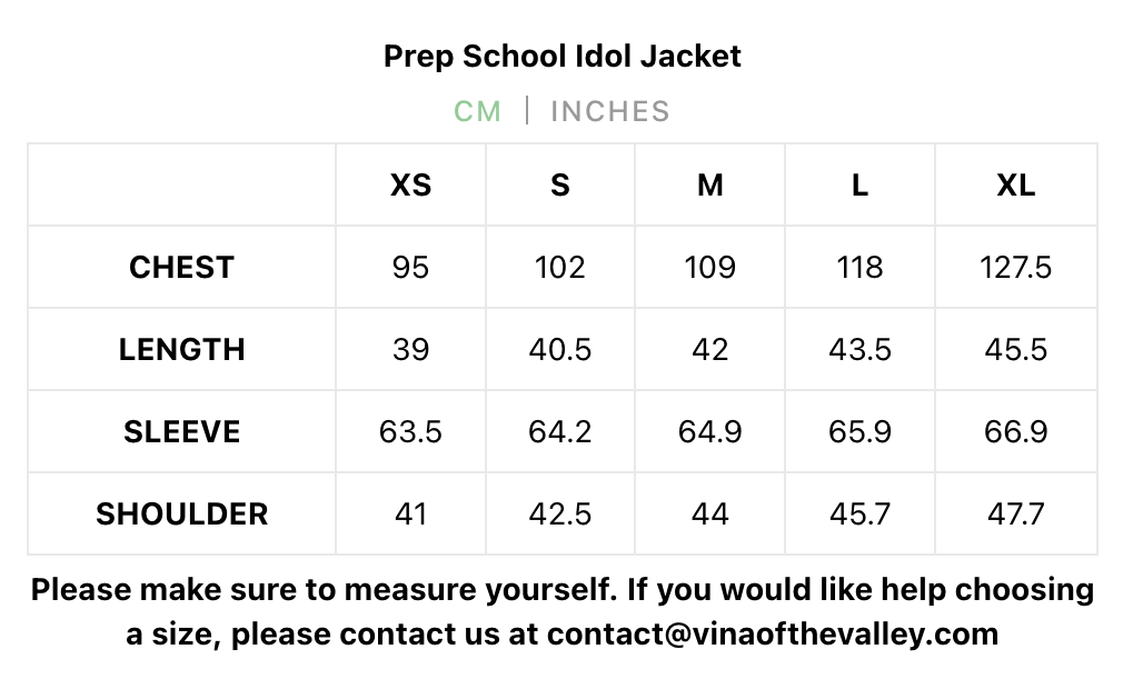 Prep School Idol Red Check JACKET