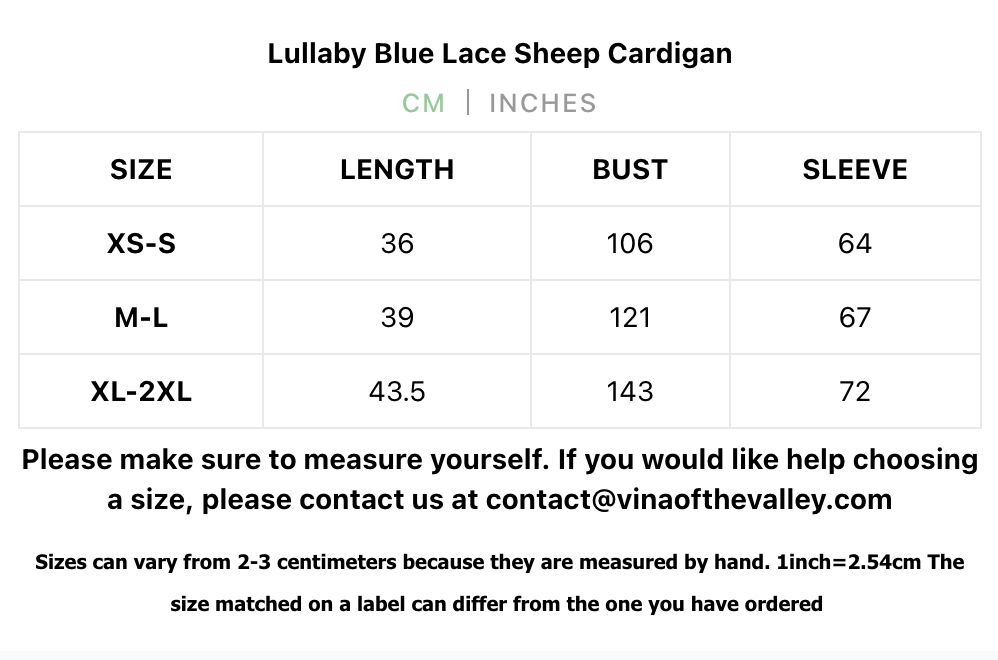 Lullaby Blue Lace Sheep Cardigan