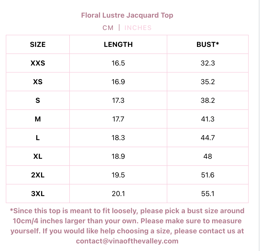 Floral Lustre Jacquard Set Blue TOP