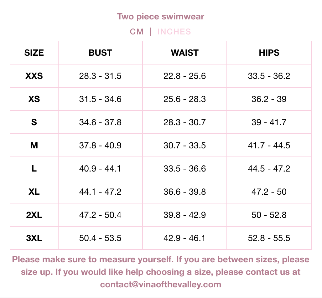 Vintage Sweetheart Two Piece Swimsuit Black BOTTOM PREORDER