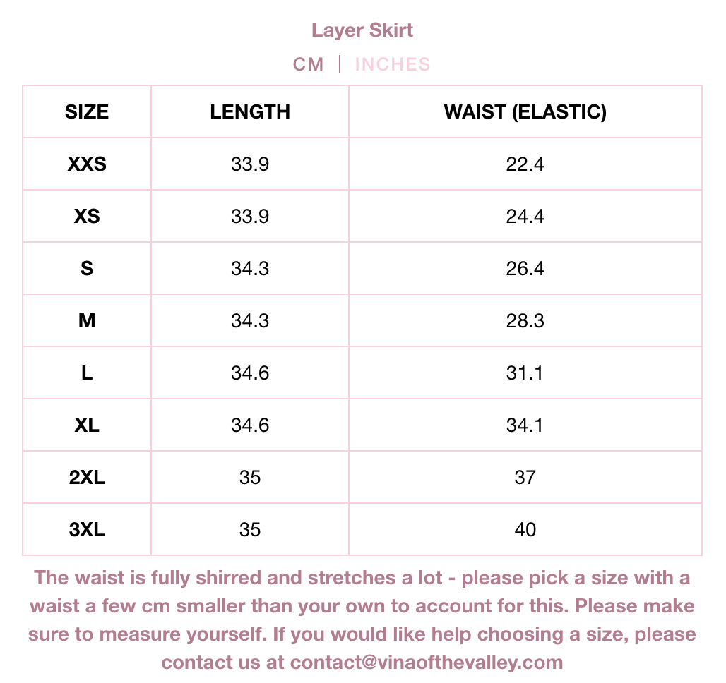 Rainy Girl Hydrangea Skirt Lilac PREORDER