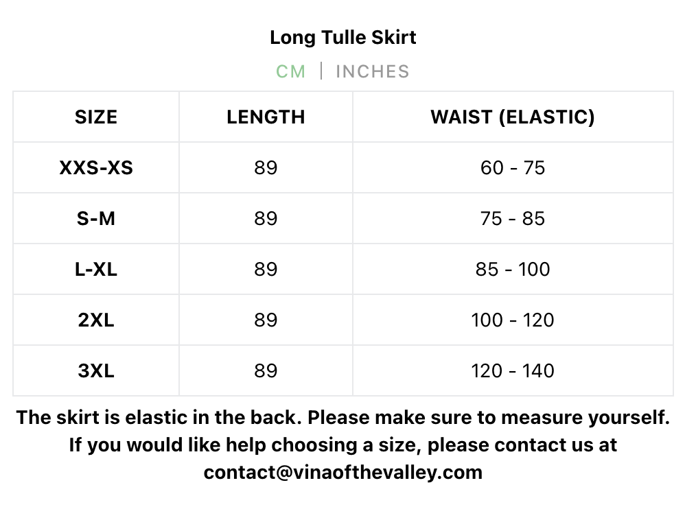 Rosy Twilight Long Tulle Skirt PREORDER