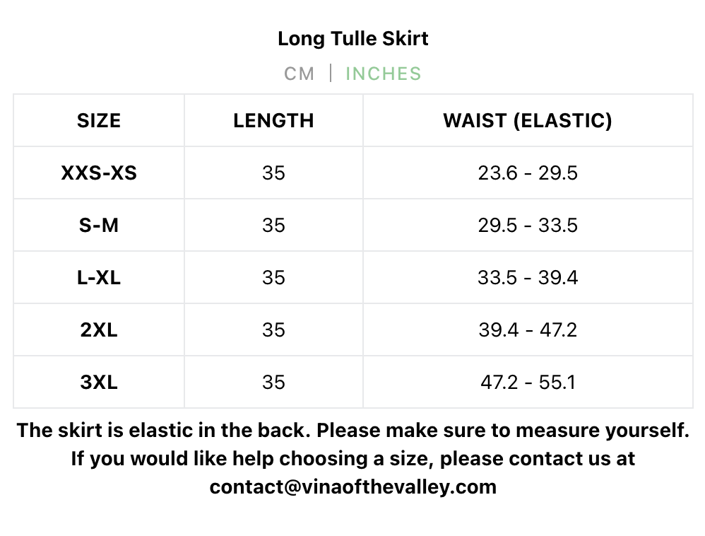 Rosy Twilight Long Tulle Skirt PREORDER
