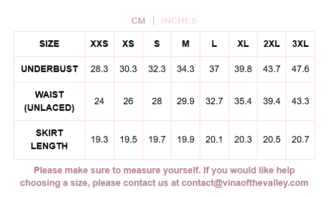 Lacy Biscuit Corset Skirt - Brown Check // PREORDER