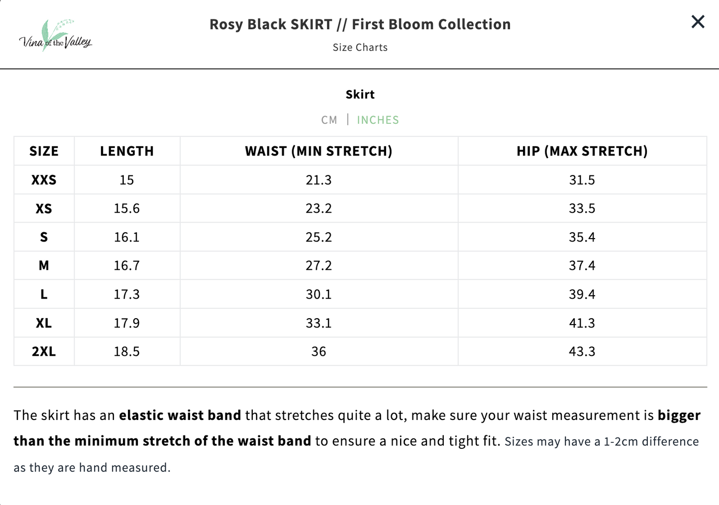 Rosy Black SKIRT // First Bloom Collection