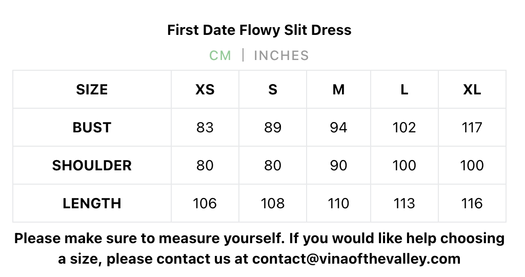 First Date Flowy Slit Dress // PREORDER