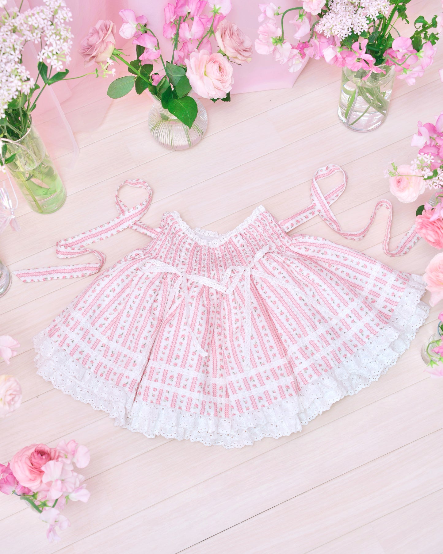 Dollhouse Lace Set Skirt - Pink // PREORDER