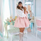 Chérie Ribbon Dress Pink // PREORDER