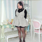 Chérie Ribbon Dress Grey // PREORDER