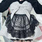 Fleur de Dentelle Apron Black // PREORDER