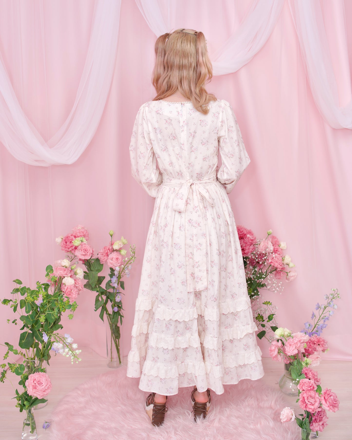 Vintage Lace Dreams Dress - Ivory // PREORDER