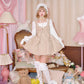 Chérie Ribbon Dress Brown // PREORDER