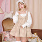 Chérie Ribbon Dress Brown // PREORDER