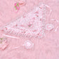 Cherie Lace Head Scarf  - Pink