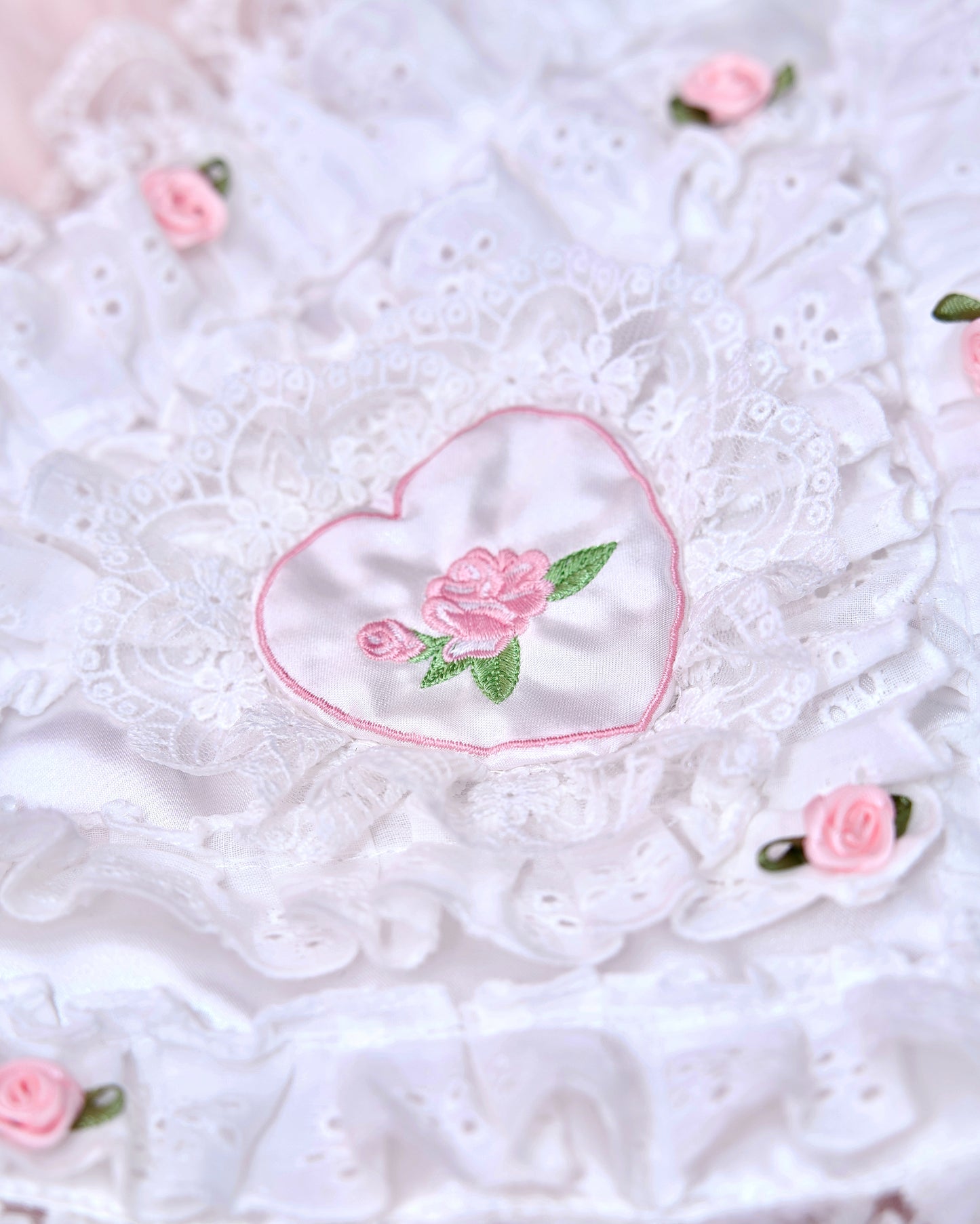 Cherie Lace Head Scarf - White