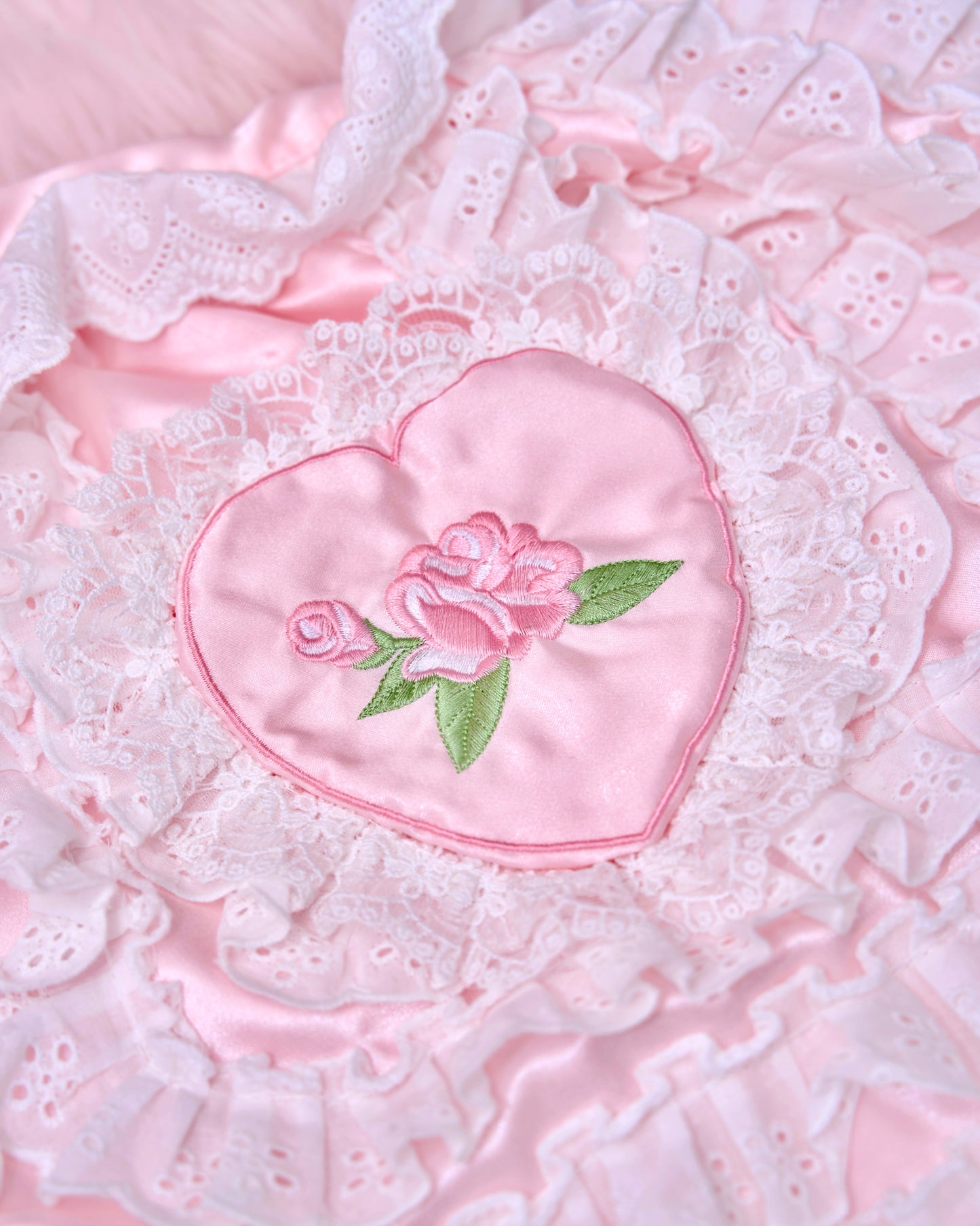 Cottage Frill Apron - Pink