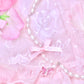 Tied in Pearls Butterfly Necklace - Pink