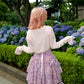 Rosalie Knit Cotton Bolero Cardigan Pink PREORDER