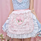 Cottage Frill Apron - Pink