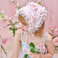 Cherie Lace Head Scarf  - Pink
